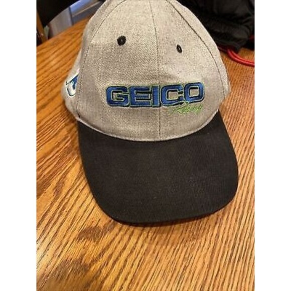 GEICO Racing Ty Dillon #13 baseball hat NASCAR Snapback Cap Trucker Chevy - Picture 1 of 5